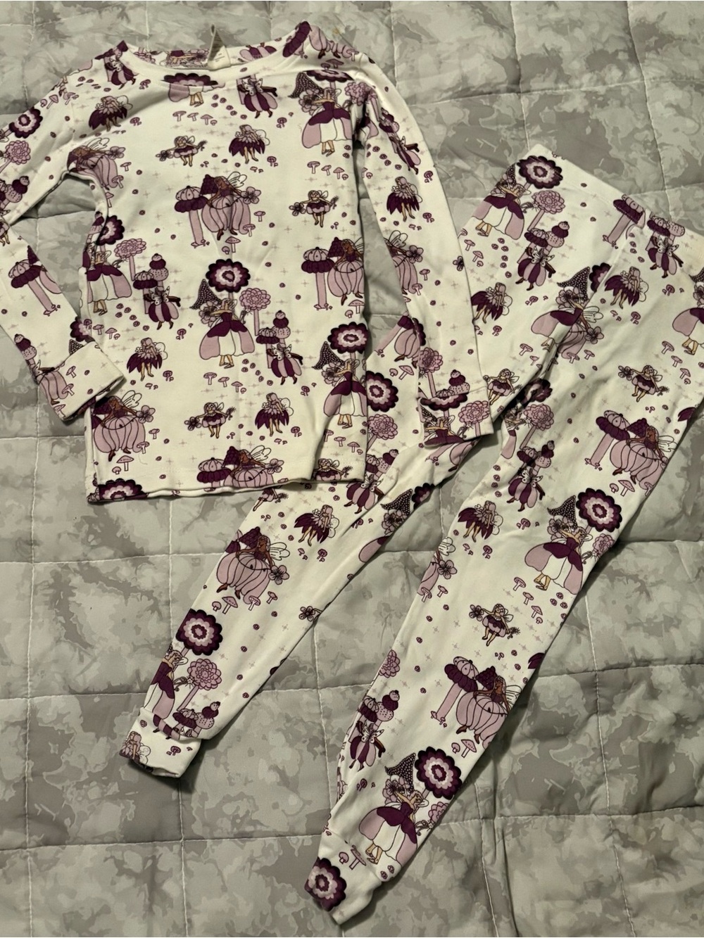 kate quinn girls size 7 year sugar plum fairies pajama set